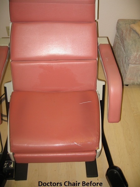 Tears in Vinyl Medical Chair, Fremont CA