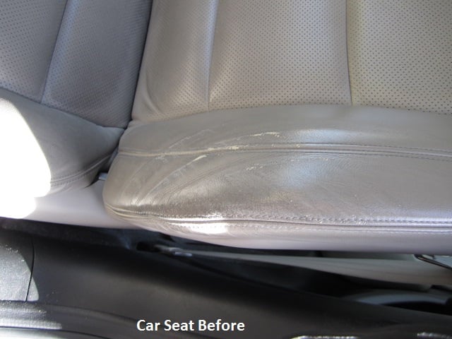 Cracks in Leather Car Seat, Hayward, CA