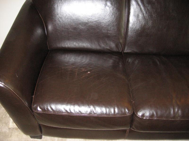 Leather sofa cushion | Fibrenew Alexandria, Virginia