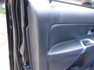 Vinyl door panel repair