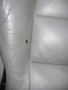 Leather burn repair