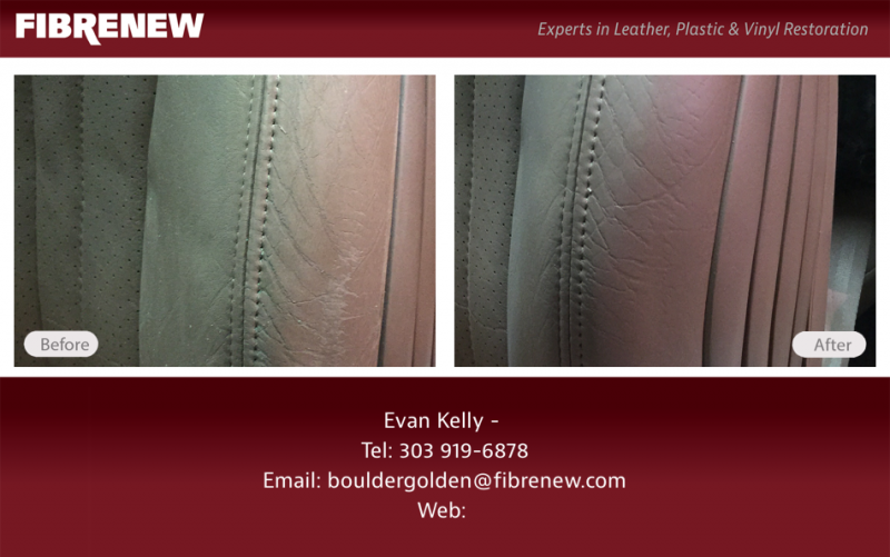 Before &amp; After photo of Camero Seat