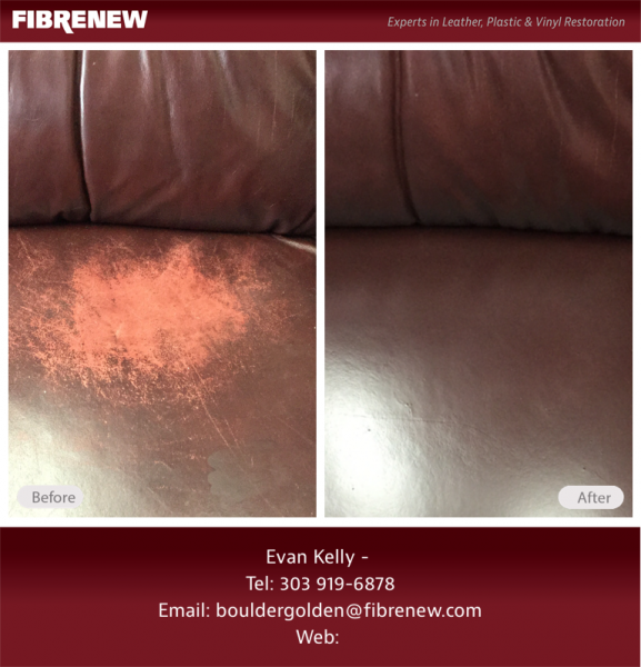 Lazy Boy leather couch repair
