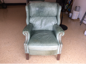 Re dye 2 leather recliners