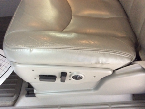 Leather repair in gmc truck