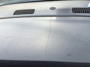 Dodge Ram truck dash cracked in several places