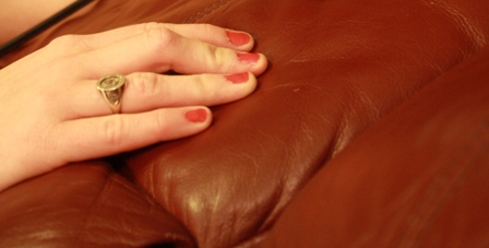 Massaging leather