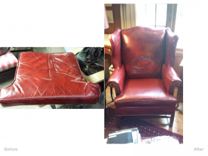Leather Panel Replacement and ReDye