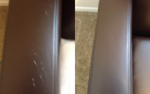 Cat scratches repaired