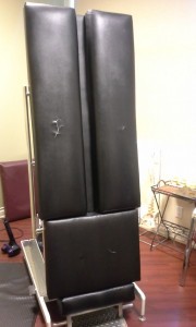 Chiropractor Table re-upholstery