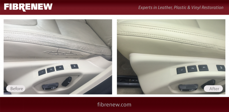 Before &amp; After photo of Volvo Seat