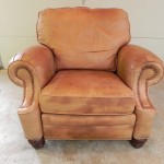Faded Leather Chair