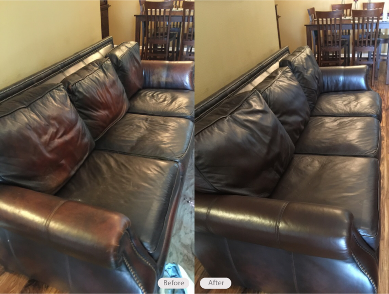 Photo Dark Brown Bernhardt Leather Sofa Re Dyed To Look Great In Dark Brown Bernhardt Leather Sofa Re Dyed To Look Great In Brandon Florida