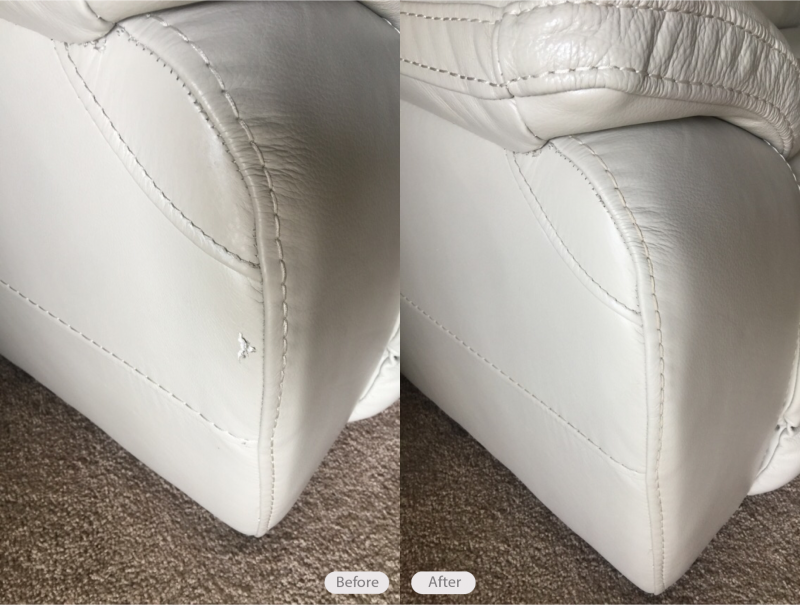 Photo Leather Sofa Tear Repair And Re Dye In Brandon Florida Leather Sofa Tear Repair And Re Dye In Brandon Florida