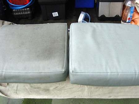 Leather Seat Refinishing