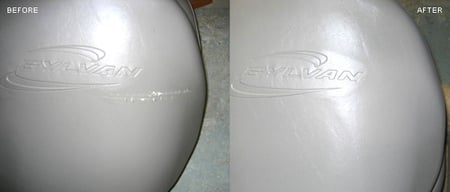 Leather Boat Seat Repair