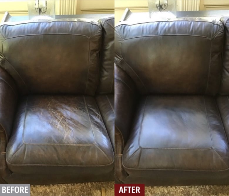 Leather Repair For Furniture Couches, Scratched Leather Couch Dog