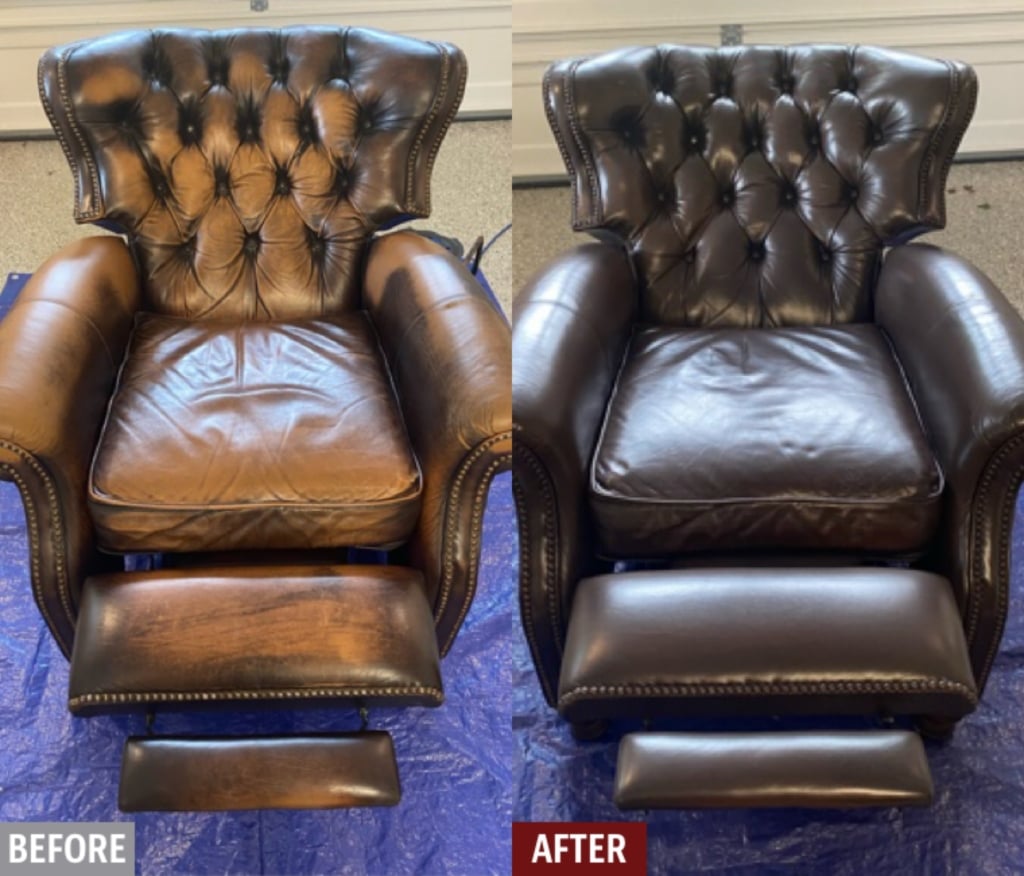 Leather Couch Sofa Repair Fibrenew