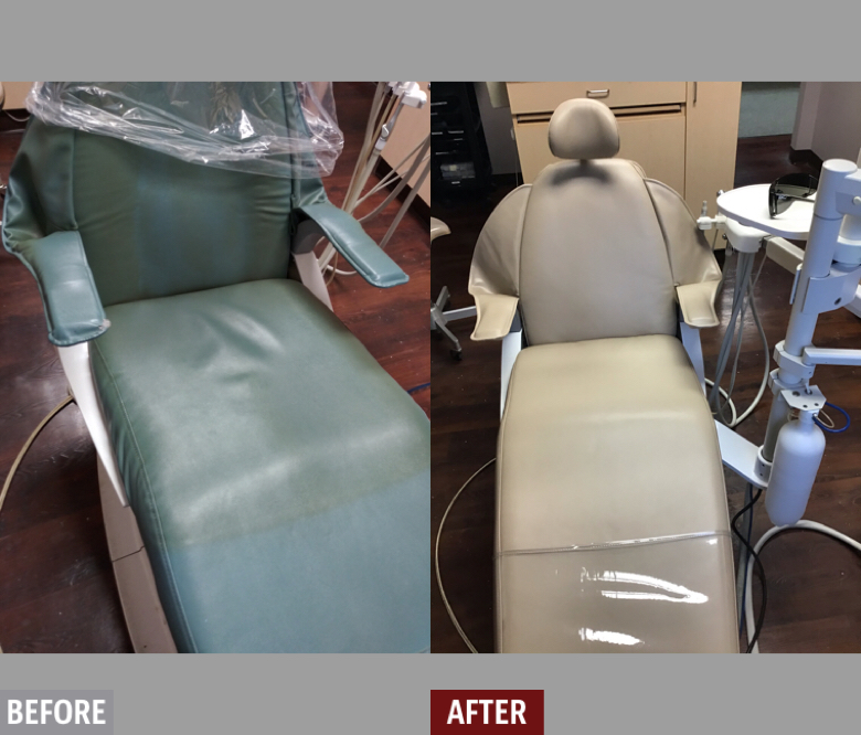 Medical & Dental Chairs & Tables Vinyl Repair Service Fibrenew