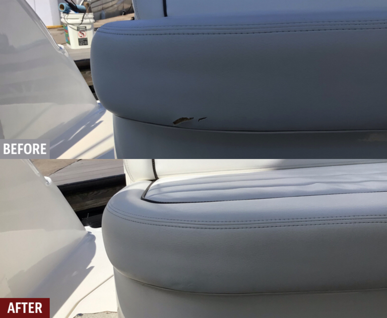 Boat Seat Repair Plastic Molding Restoration Fibrenew Fibrenew