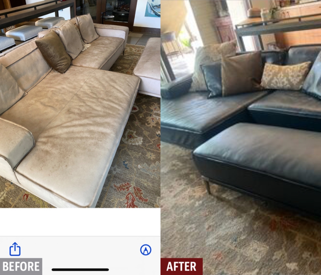 How To Repair Leather Sofa Color Baci Living Room
