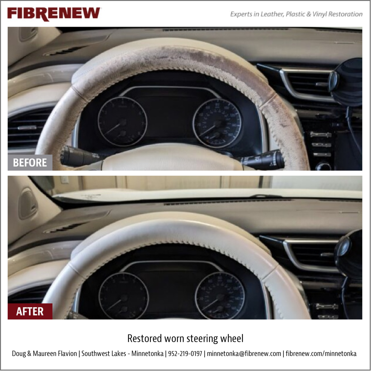 Car Leather Repair - Plastic & Vinyl Restoration: Fibrenew