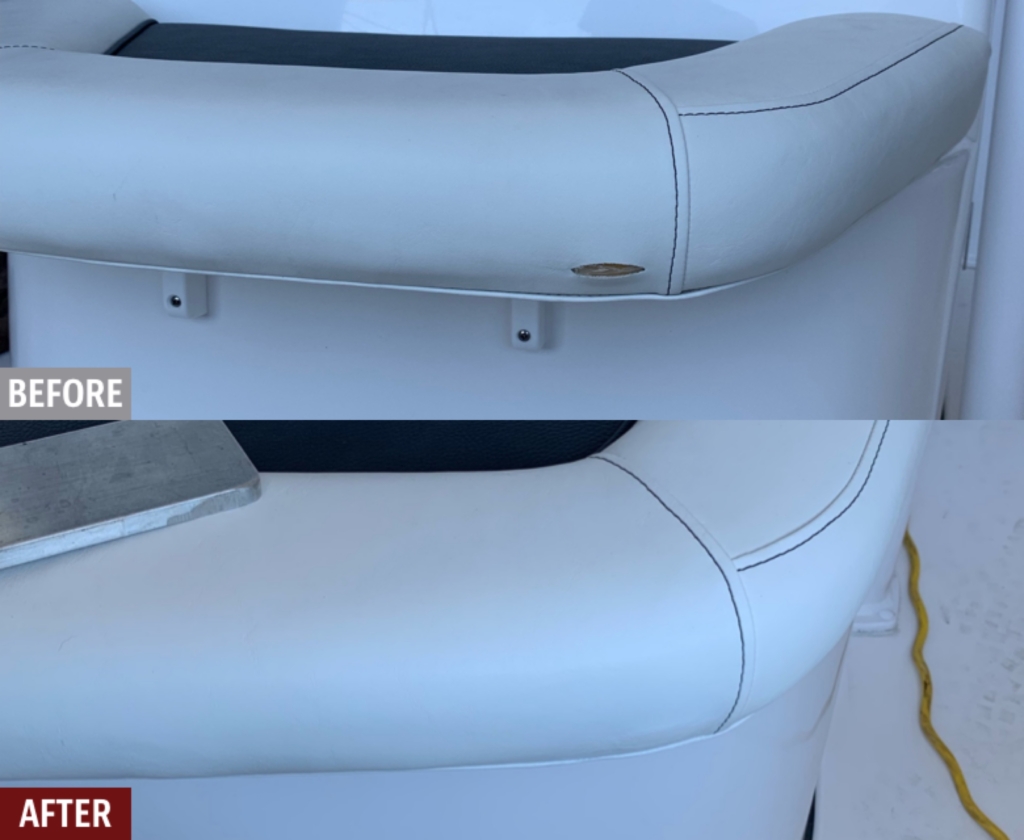 Boat Seat Repair Plastic Molding Restoration Fibrenew Fibrenew