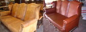 leather couch redye 
