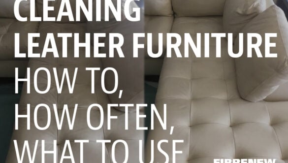 How to clean leather furniture