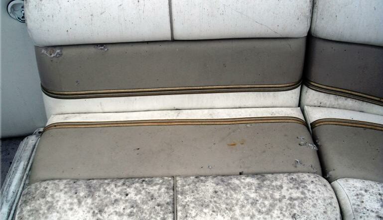 How to remove mildew from vinyl boat seats