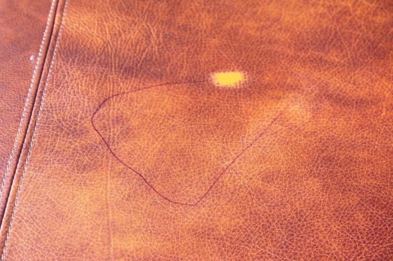 Don't use finger nail polish remover to remove marks on leather upholstery  | Fibrenew