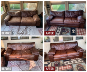 leather furniture repair restoration redye fibrenew
