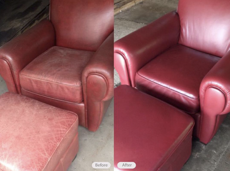 We Re Dye Leather Fibrenew, How To Re Dye Faded Leather Furniture
