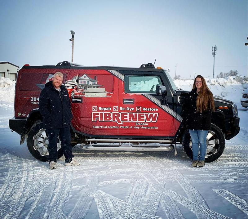 Fibrenew “Team Manitoba” Welcomes Brandon’s Janine and Drayson Tousignant
