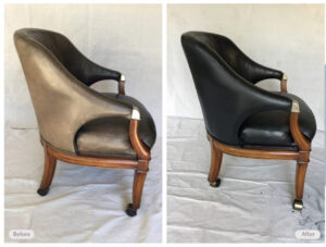 leather seat repaired