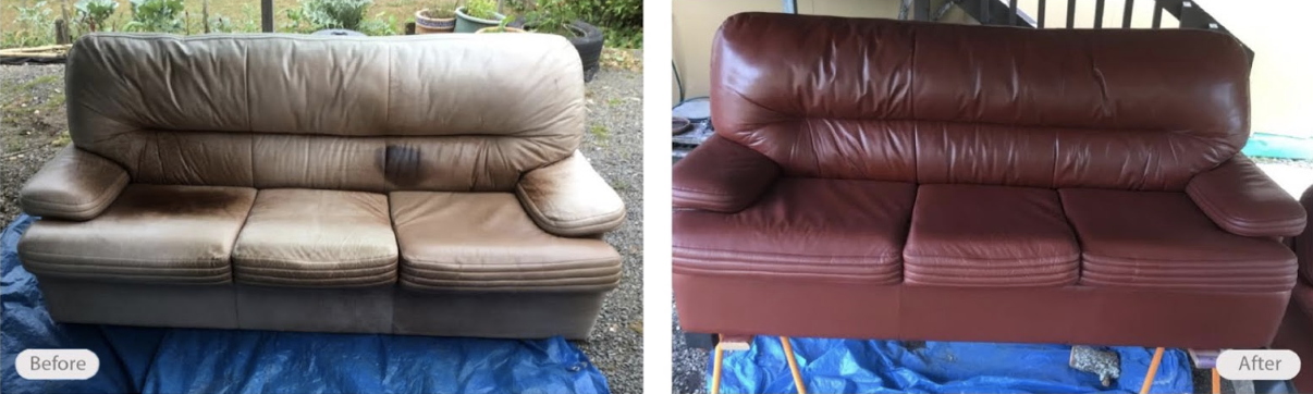leather couch restored leather couch restored