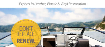 Marine Seating: Restoring Damaged Vinyl Instead of Replacing It