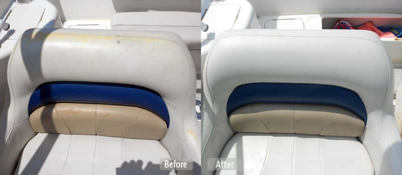 sun damaged boat upholstery