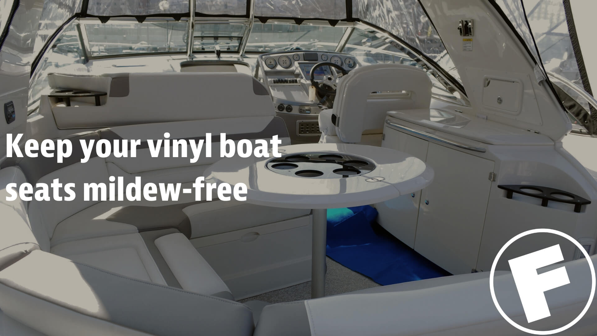keep your boat seats mildew-free