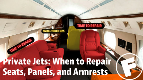 Private Jet Maintenance: When to Repair Seats, Panels, and Armrests