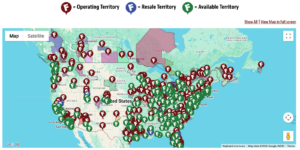 Fibrenew Franchise Territories