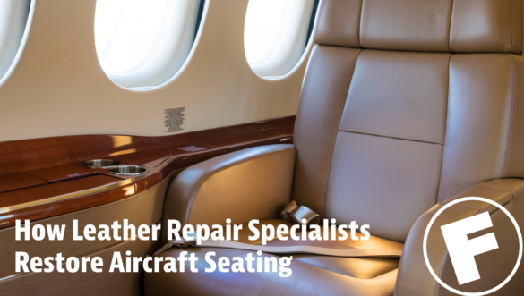 How Aviation Leather Repair Specialists Restore Aircraft Seating