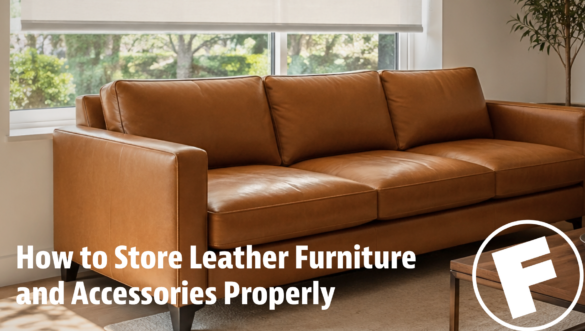 How to Store Leather Furniture and Accessories Properly