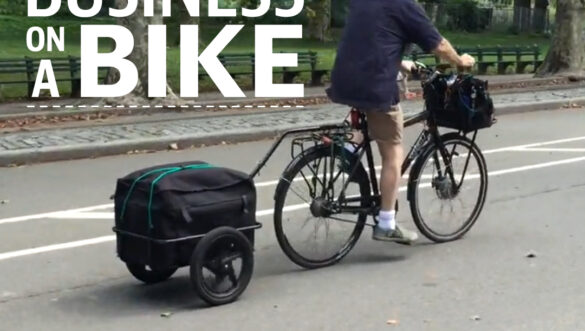 Business on a Bike: Furniture Repairman Makes House Calls on Bike Lugging 100 Pounds of Tools