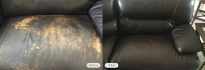 Leather Sofa Restoration by Fibrenew North Naples 