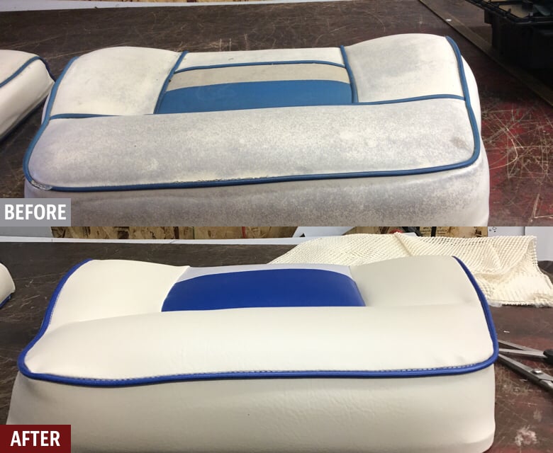 Boat Seat Repair - Plastic Molding Restoration - Fibrenew