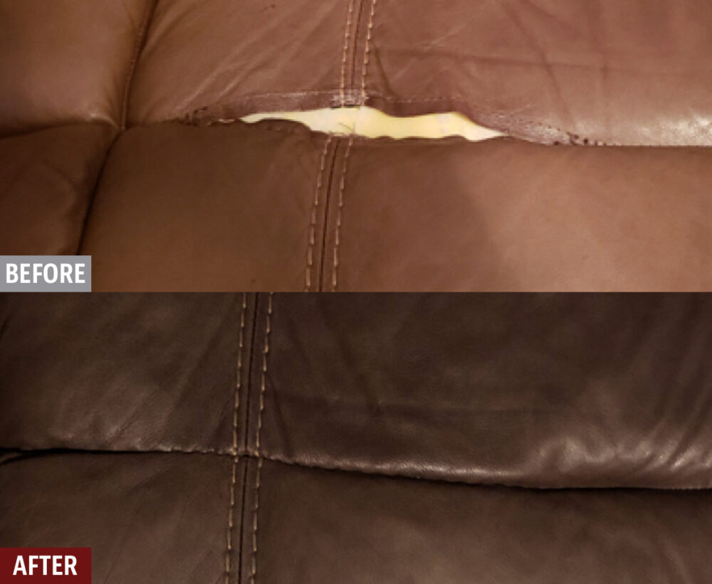 Leather Furniture Repair - Fibrenew Northeast San Antonio