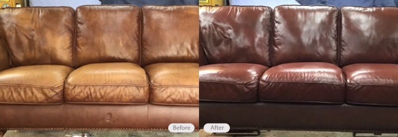 natuzzi leather restoration from