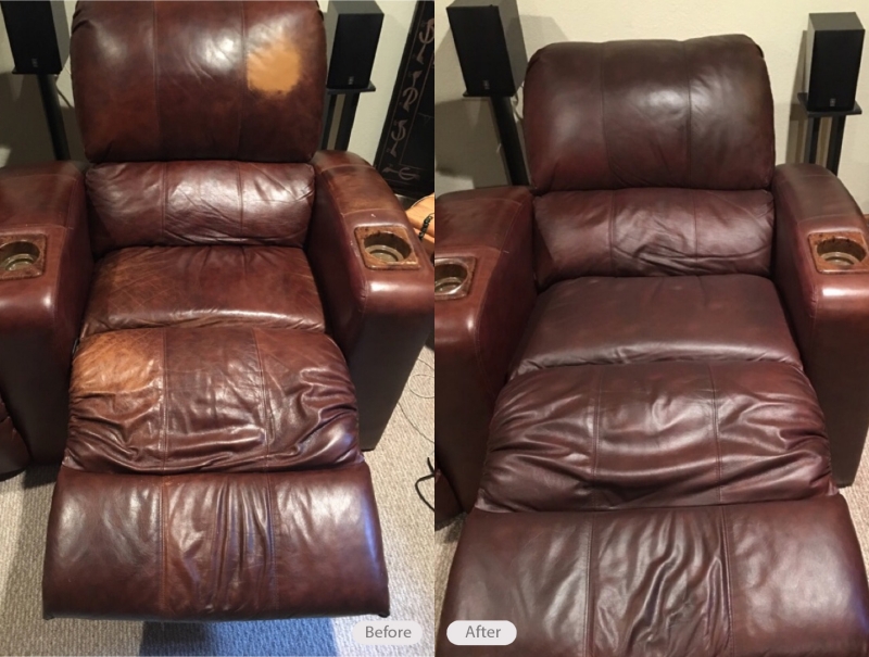 Leather Repair For Furniture Couches Sofas Fibrenew Leather Recliner Re Dye