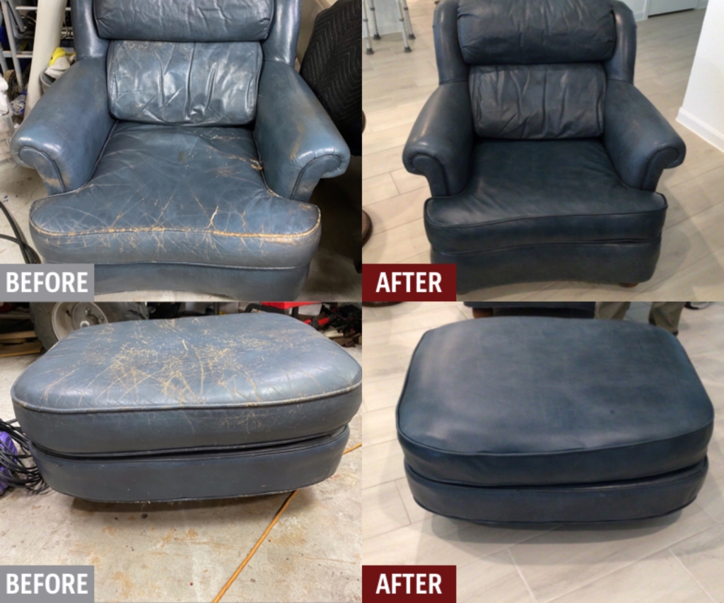 Black Leather Couch Repair • Variant Living